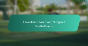 Aanvallende Rollen voor 3-tegen-3 Voetbalteams