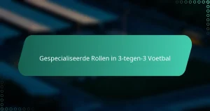 Gespecialiseerde Rollen in 3-tegen-3 Voetbal
