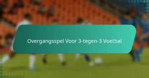 Overgangsspel Voor 3-tegen-3 Voetbal